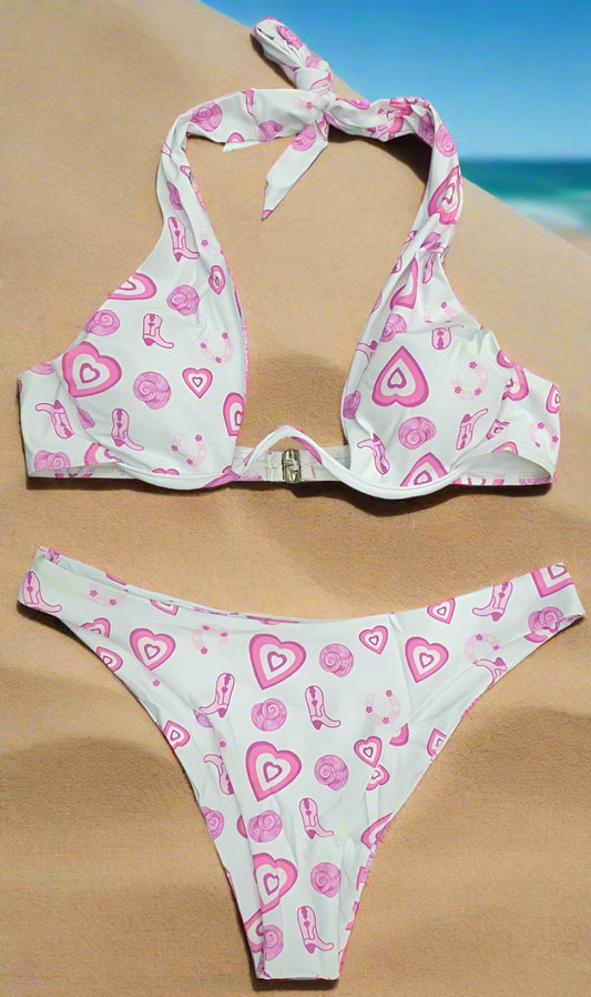 2-Piece Floral Print Bikini