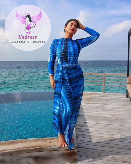 Elegant Full-Coverage Burkini Swimsuit
