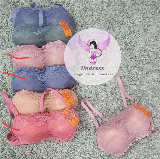 Multi-Color Lace Bra