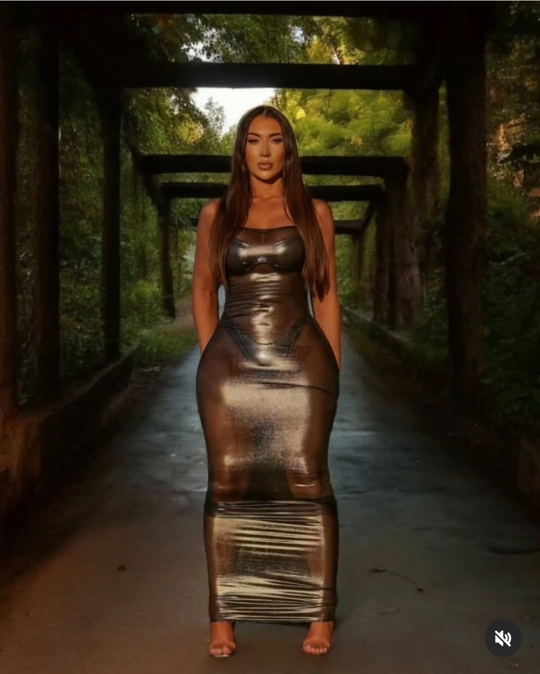 Shiny Leather Dress