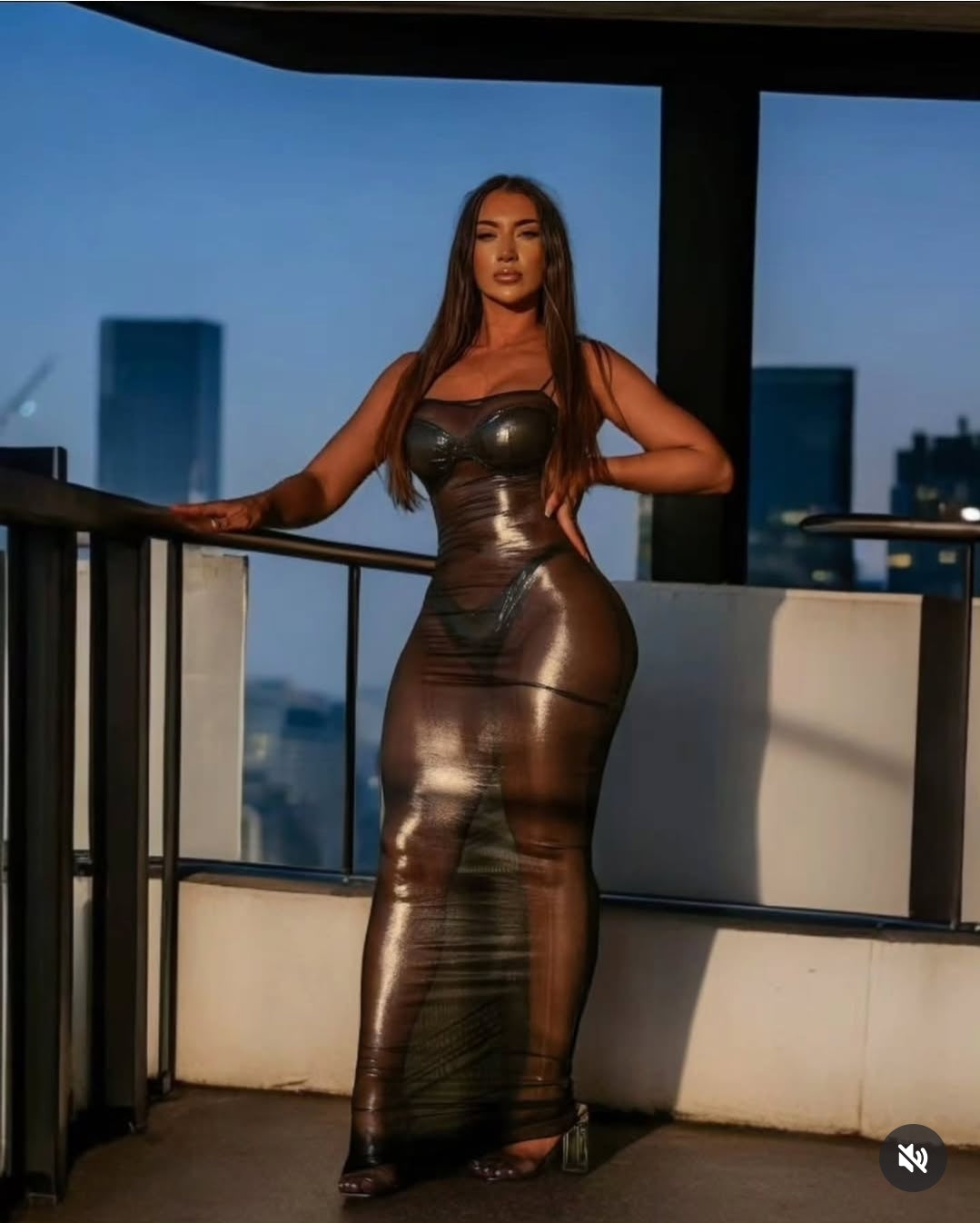 Shiny Leather Dress